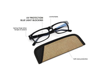 Load image into Gallery viewer, 4 Pairs Blue Blocker Reading glasses with Pouch
